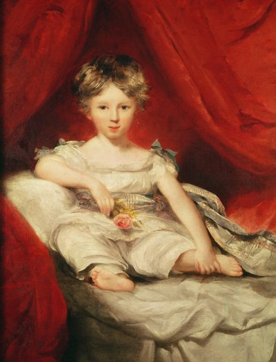 バラの少女1794 作： Thomas Lawrence